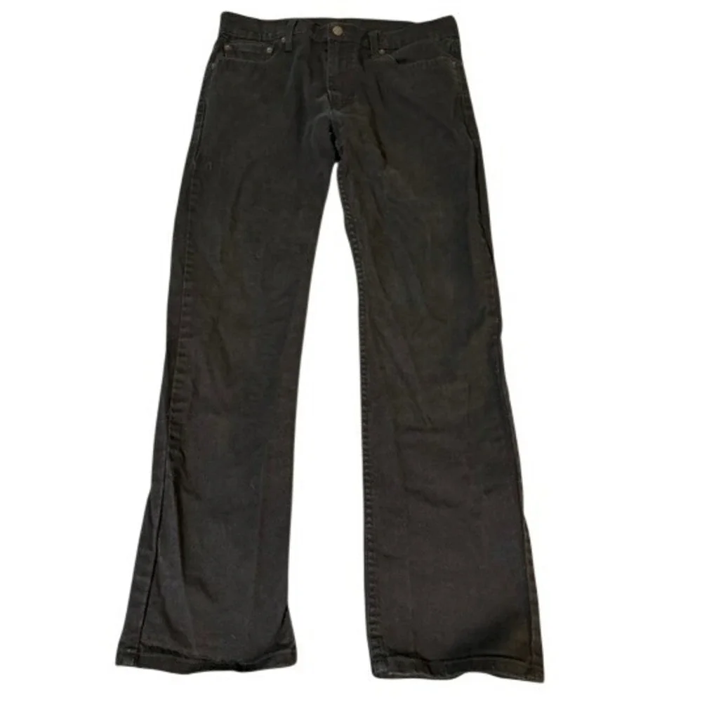 Levis 513 Jeans Mens 32x30 Black Slim Straight Stretch Denim 5 Pocket Pants